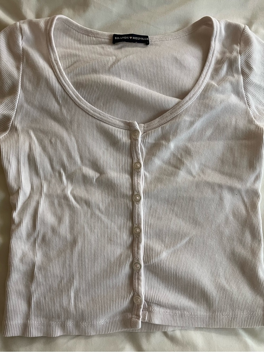 Brandy Melville Light Pink Zelly Top